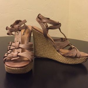 Strappy Wedge Sandal