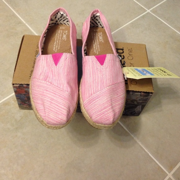 Brand New Pink Space-Dyed Toms