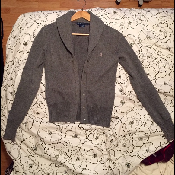 Women's Ralph Lauren gray sweater