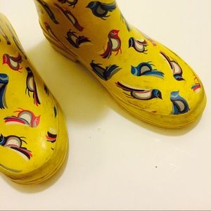 Rain boots rubber Girl sz 3