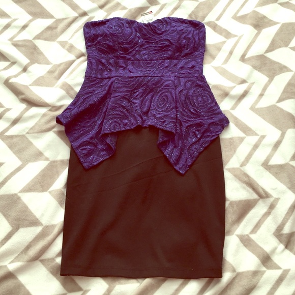 ✨Sparkly Blue and Black Dress✨