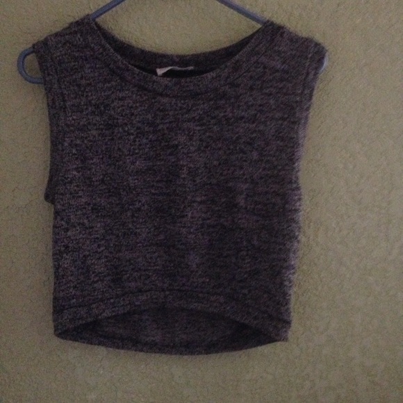 Grey crop top - Picture 1 of 2