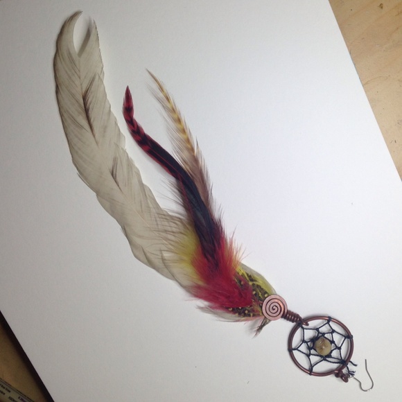 Hand made dream catchers earing