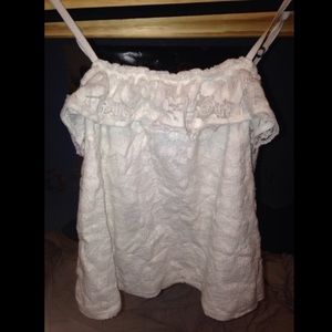 Lace Ruffled Hollister Tank