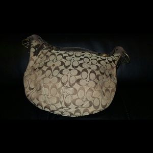 Coach brown bag leather