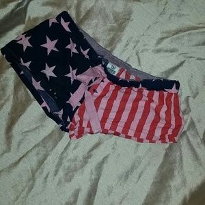 Victoria's Secret PINK patriotic sleep shorts s