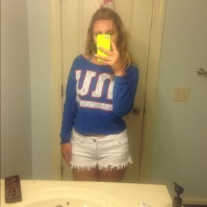 SALE⚡️Official New York Giants Cutoff Pullover