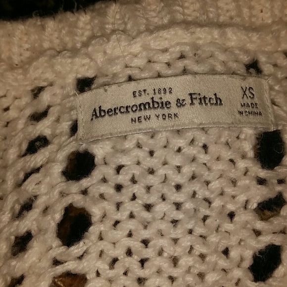 Abercrombie and fitch sweater (white)