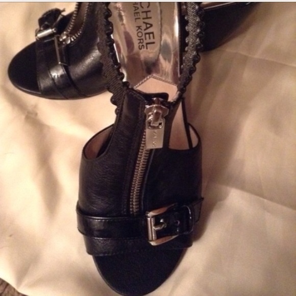 Michael Kors Peep Toe Wedges