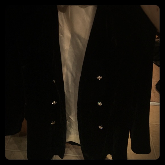 Velvet dress coat