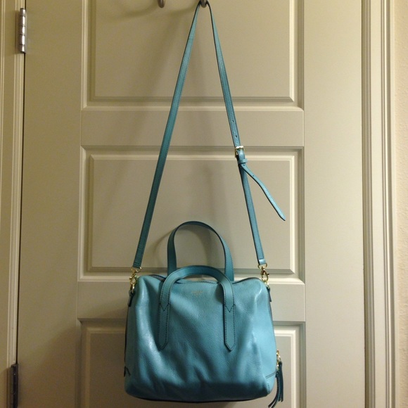 Fossil light blue purse