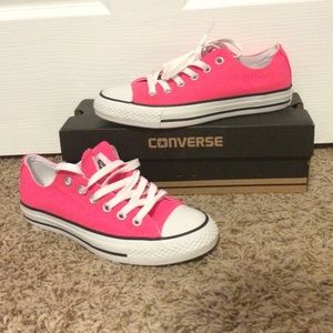 Neon Pink Converse