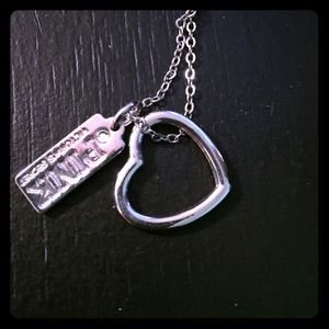 Victoria secret pink necklace