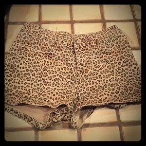 Leopard shorts