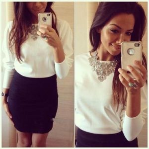 Basic White Sweater Forever 21