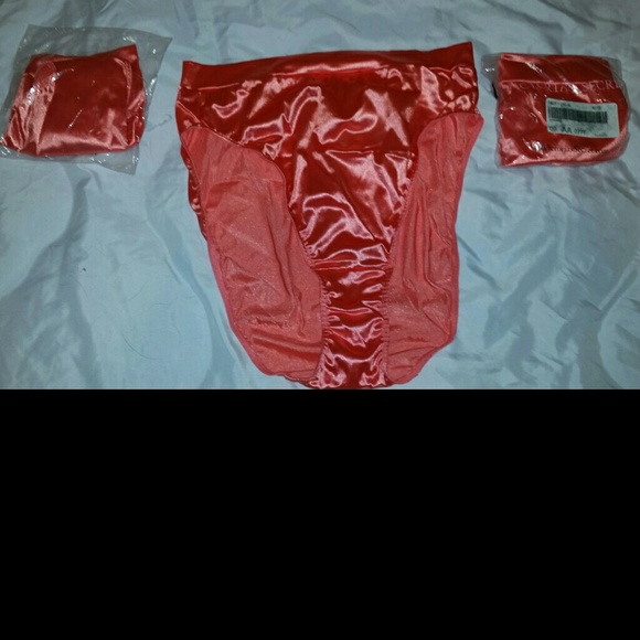 Three pairs of hi cut Victoria Secret Panties