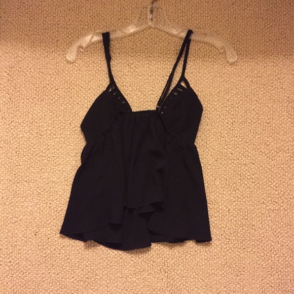 LF black babydoll top - Picture 3 of 4