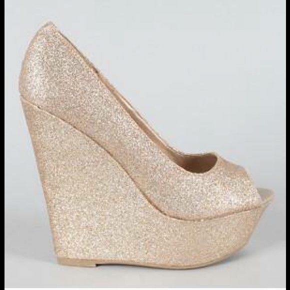 Glitter Wedge