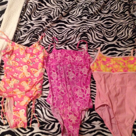 Bundle of 3 kids size 10/12 swimsuits