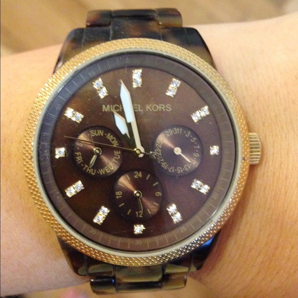 Michael Kors Tortoise Watch