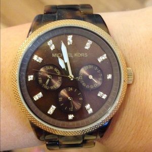 Michael Kors Tortoise Watch