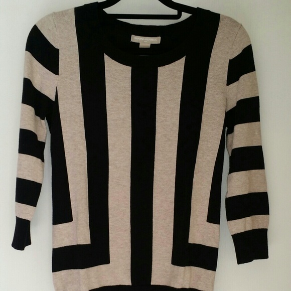 Stripe knit top