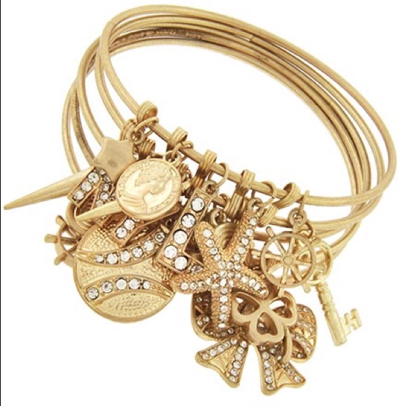 Jewelry - Rich Assorted charm multi raw bracelet