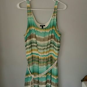 Apt. 9 Full Length Dress with Beaded Rope Tie