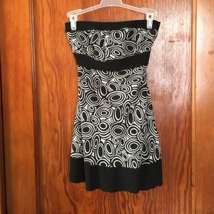 Charlotte Russe tie strapless shirt