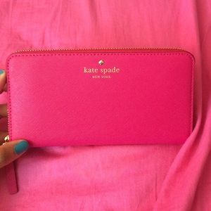 Pink Kate spade wallet