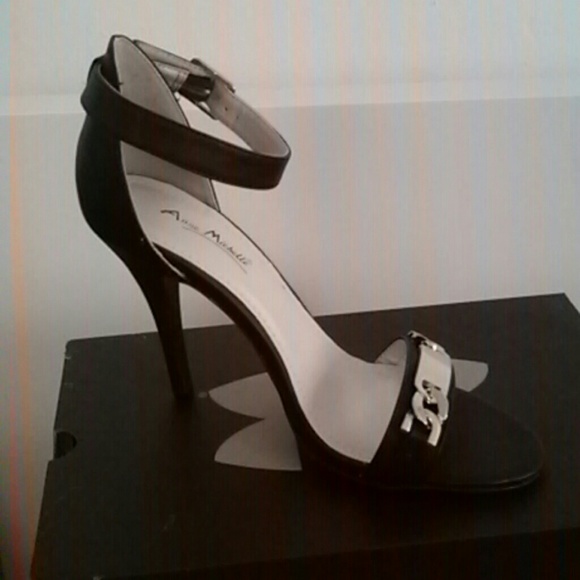 Black Single Strap heels