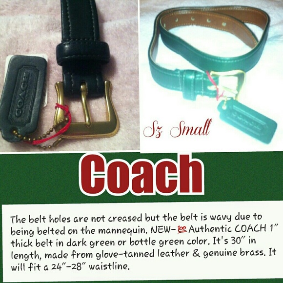 NEW: Authentic Coach Belt - Picture 2 of 2