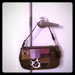 Coach Authentic Plaid Bag