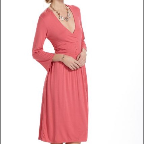 Anthropologie Dresses & Skirts - Anthro coral o by organic cotton dress