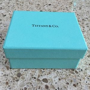 Tiffany box with earring holder