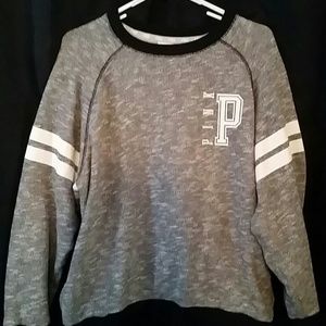 VS Pink crewneck like new bundle w/ matching socks