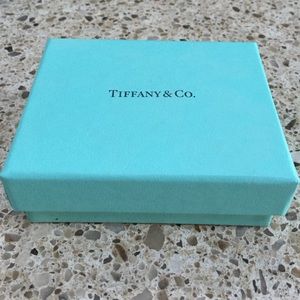 Tiffany jewelry box with interior pouch