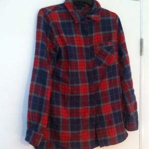 Plaid button up shirt
