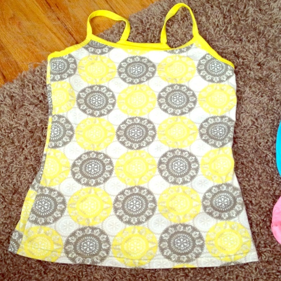Yellow and grey workout tank! Perfect condition! - Picture 1 of 3
