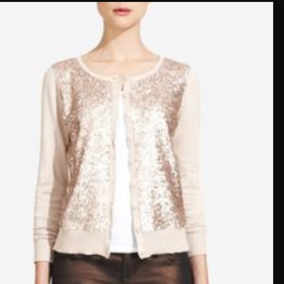 The Limited Tops - The limited sequin blush cardigan