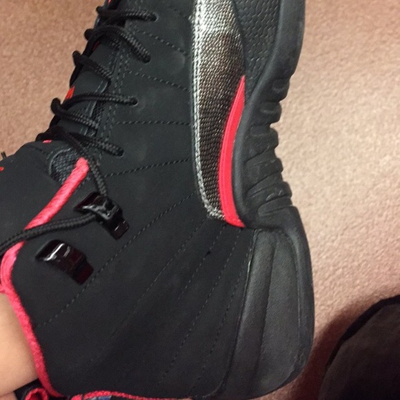 Cute Red, black, & silver Jordan's! 👣2⃣3⃣