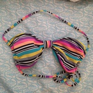 Bandeau bathing suit top
