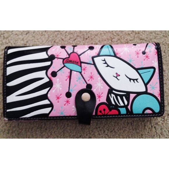 Pink Cat Wallet