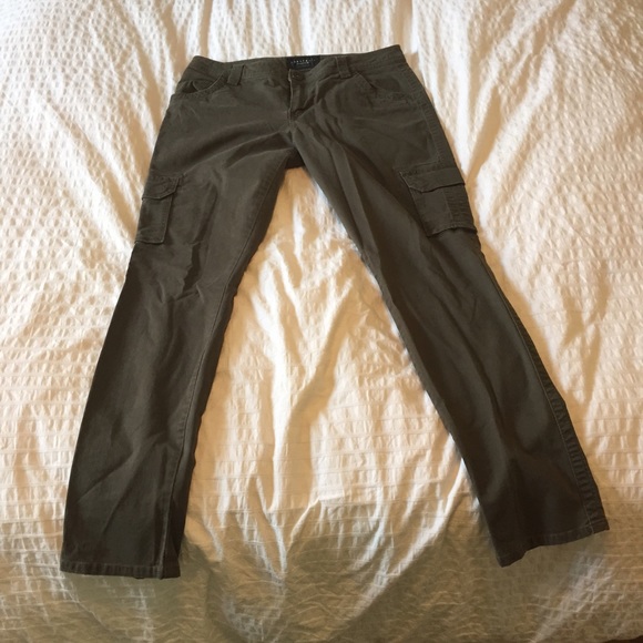 Sanctuary - Hunter Green Cargo Skinny