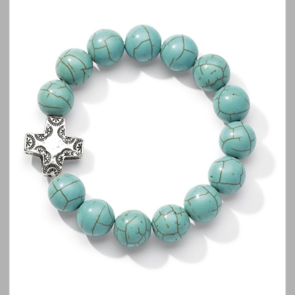 SERENITY ANTIQUE CROSS BRACELET by Vivi