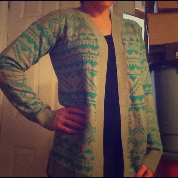 Love by design Aztec sweater coat