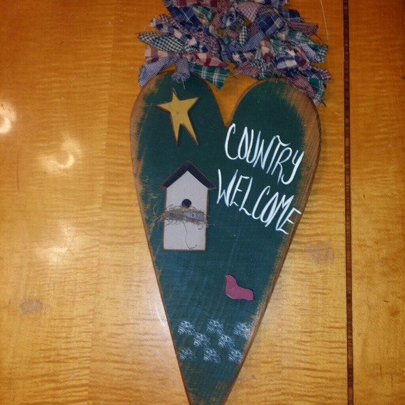 Wooden Country sign