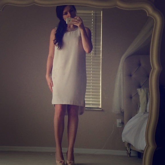 Low back high-low dress