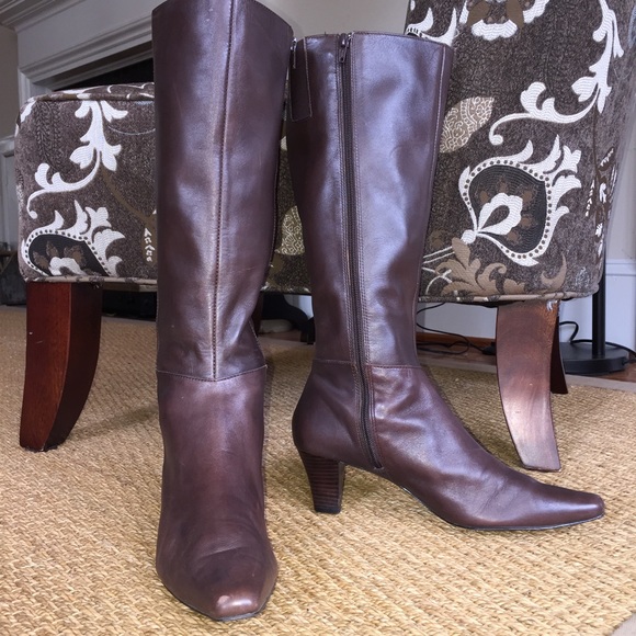 Dress boots Leather Brown fitted!