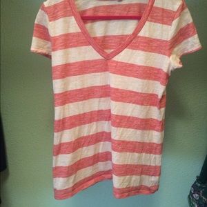 Striped Gap V-Neck